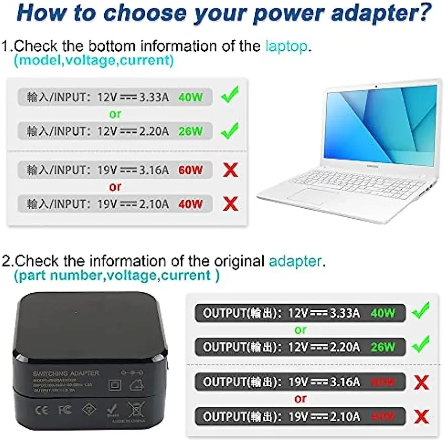 12V 3.33A Laptop Ac Adapter Ch - Laptop Accessories Shop review and price