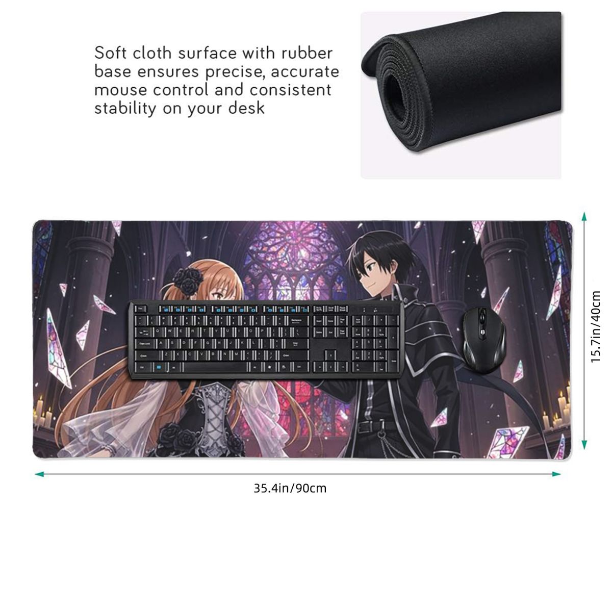 Large Mouse Pad Sword Art Onli - Laptop Accessories Online review and price