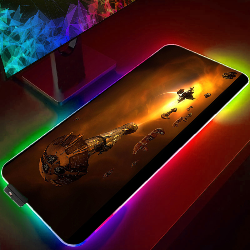 RGB Mouse Pad Gamer Large gami - Laptop Accessories Online review and price