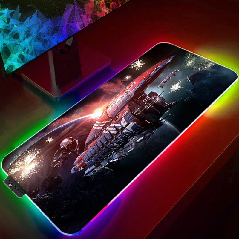 RGB Mouse Pad Gamer Large gami - Laptop Accessories Online review and price