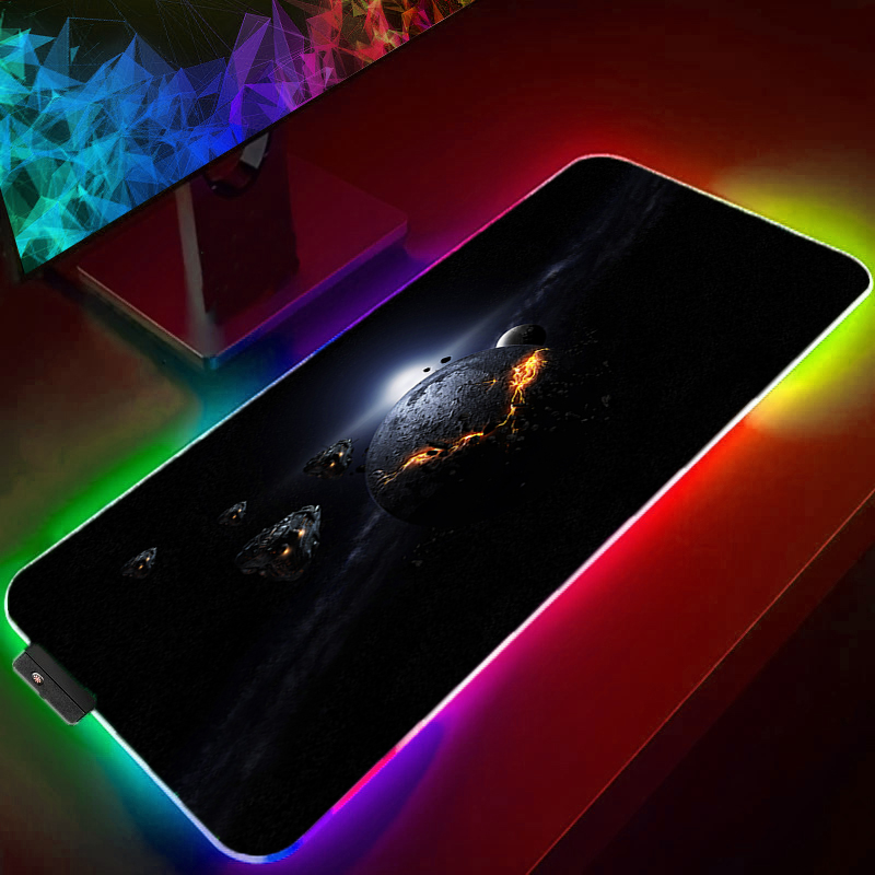 RGB Mouse Pad Gamer Large gami - Laptop Accessories Online review and price