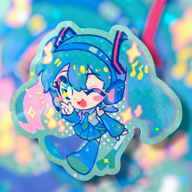 Virtual idol Green Twin Tails  - Laptop Accessories For Girls review and price