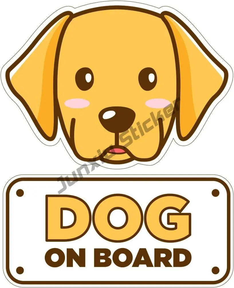 Dog on Board Car Sticker Bumpe - Laptop Accessories Online review and price