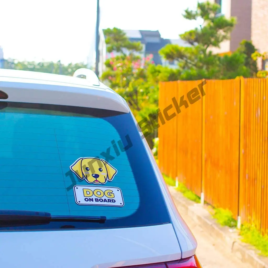 Dog on Board Car Sticker Bumpe - Laptop Accessories Online review and price