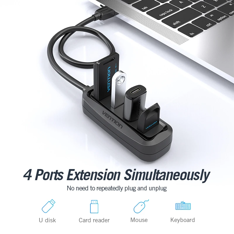 Vention USB 2.0 HUB 4 Port wit - Xiaomi Laptop Accessories review and price