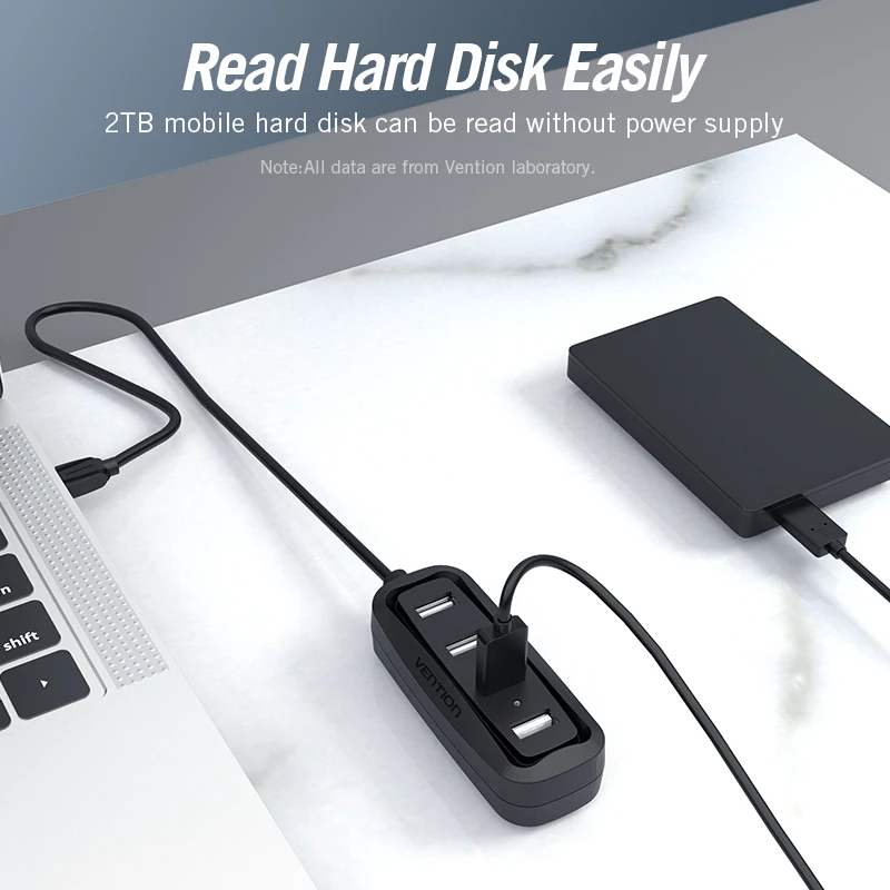 Vention USB 2.0 HUB 4 Port wit - Xiaomi Laptop Accessories review and price