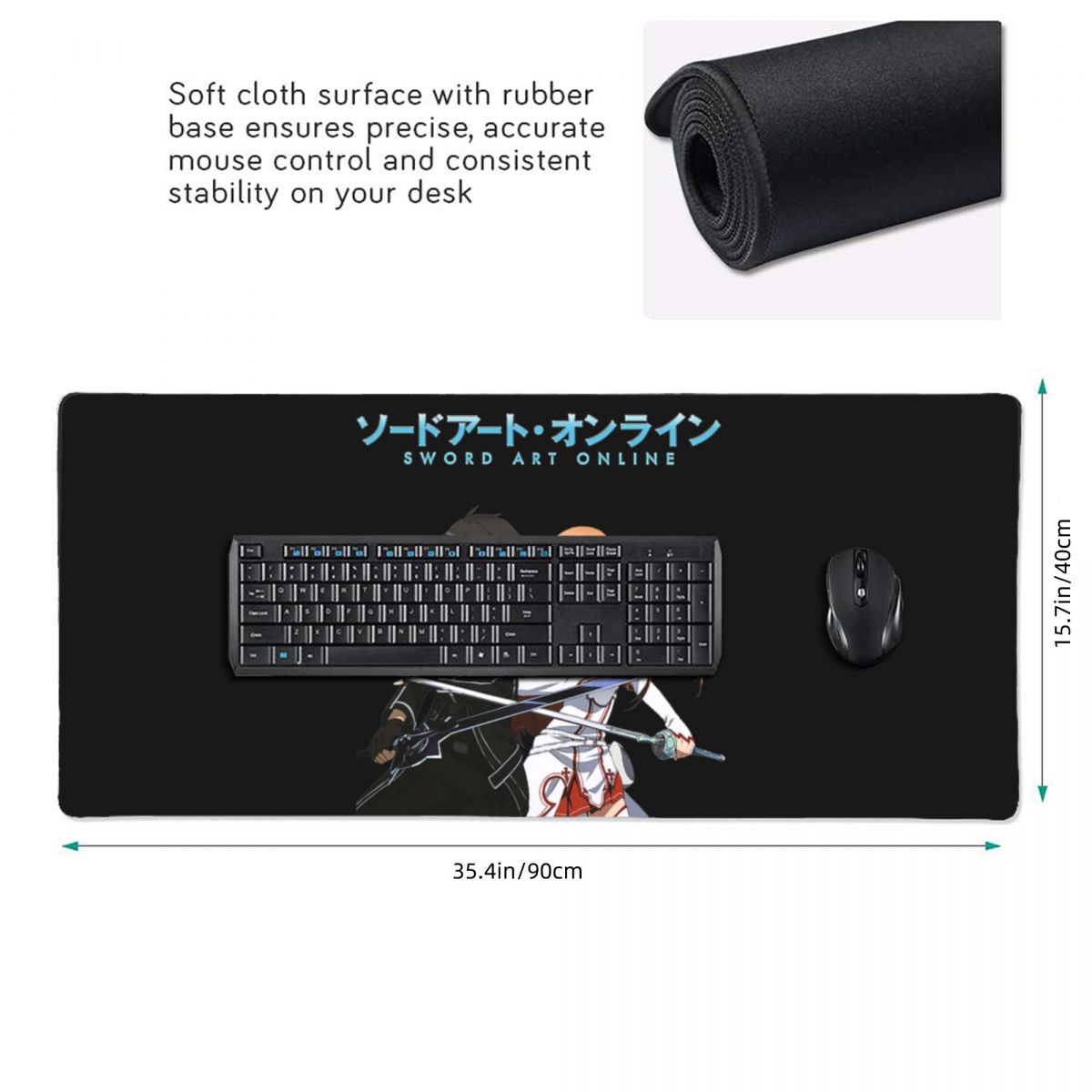 Large Mouse Pad Sword Art Onli - Laptop Accessories Online review and price